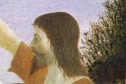 Piero della Francesca Detail of Baptism of Christ painting